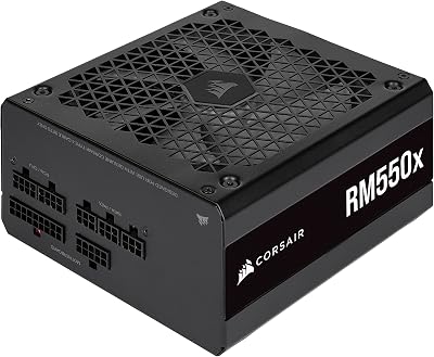 Corsair RM550x 550W 80 Plus Gold Fully Modular Power Supply UK Black