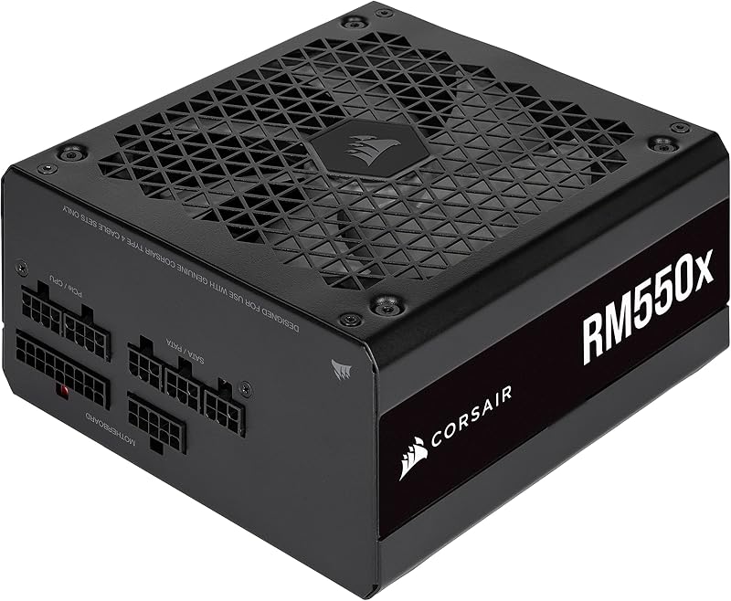 Corsair RM550x 550W 80 Plus Gold Fully Modular Power Supply UK Black