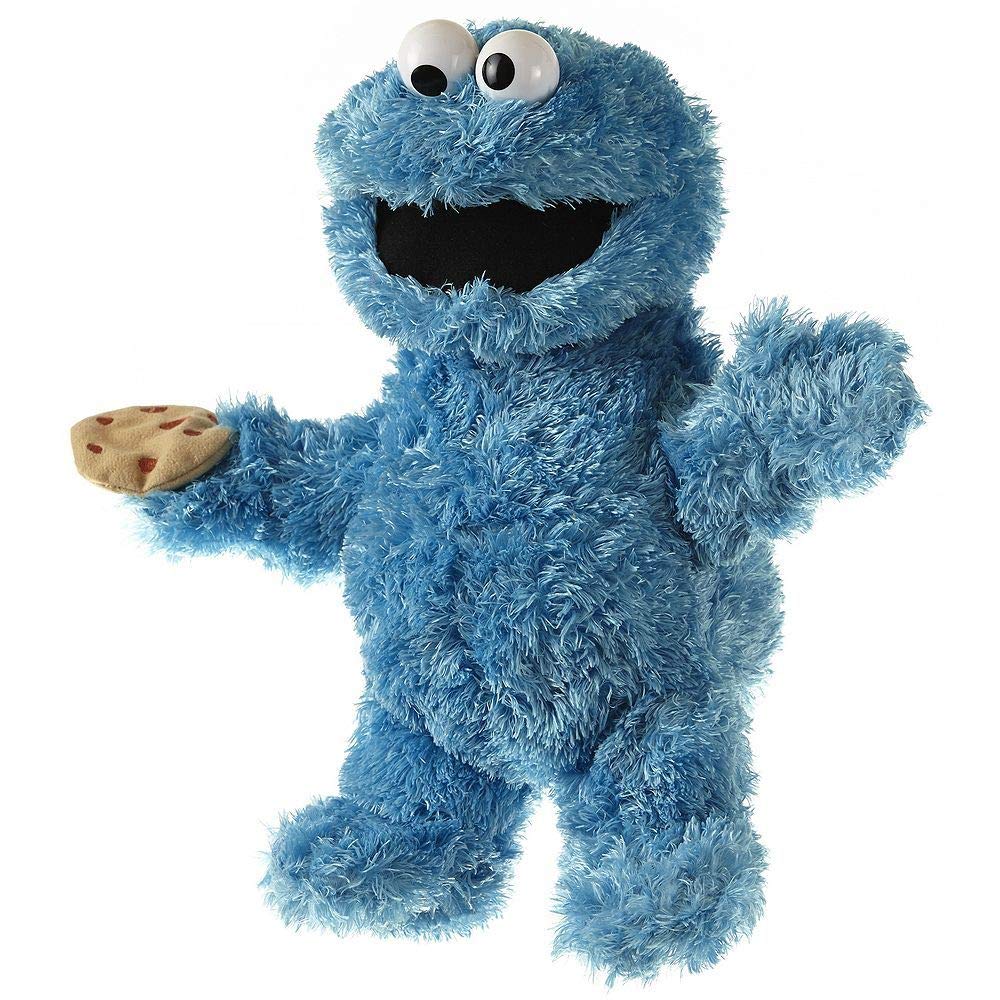 Living Puppets S703 Cookie Monster Sesame Street Hand Puppet Blue