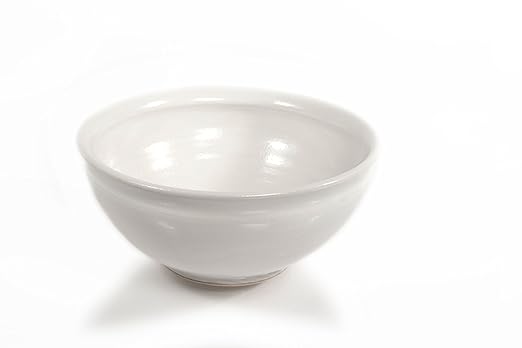 title=korium Ciotola Rasatura Snow White- ceramiche fatte a mano