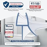 HNNHOME 870mm Pre-Curve Bath Shower Seal Strip for 4-6mm Curved Glass view 5