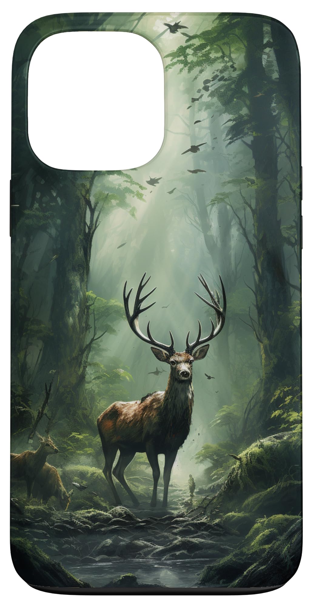 America USA Hunter Dad Camo Deer Elk Buck Case for iPhone 13 Pro Max