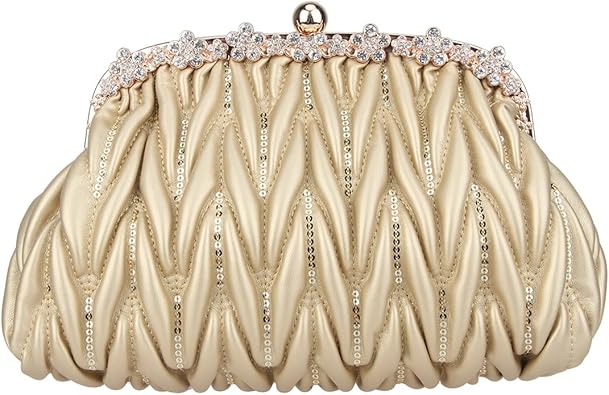 amazon gold shoes and bag