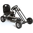 hauck Kids Pedal Go Kart, 4 Wheel Bike Cart, Ages 4-8, Lightning Ride, Black