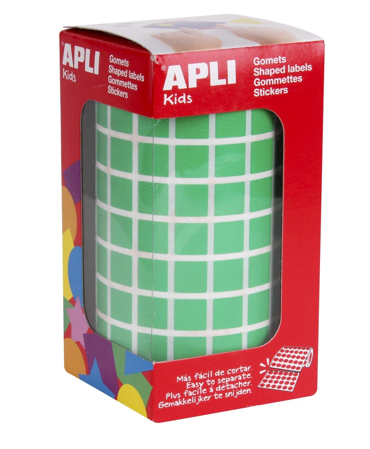 APLI Kids Square - 10 mm Cuadrado Green