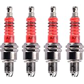 GOOFIT 3 Electrode A7TC Spark Plug Replacement for 50cc 70cc 90cc 110cc 125cc 150cc Scooter Dirt Pocket Bike ATV Moped Quad Go Kart