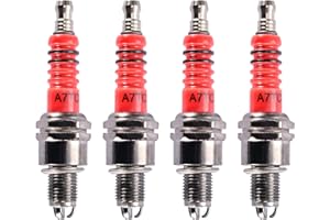 GOOFIT 3 Electrode A7TC Spark Plug Replacement for 50cc 70cc 90cc 110cc 125cc 150cc Scooter Dirt Pocket Bike ATV Moped Quad G