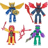 Zing StikBot Legendz Series 1 - Includes Valor, Ruebell, Dominus and Raze Oni - Collectible Action Figures and Accessories, Stop Motion Animation, Ages 4 and Up