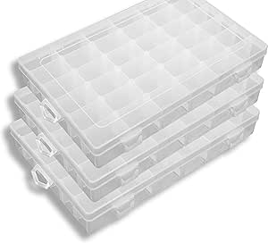 EA - Caja organizadora de plástico con separadores para ...