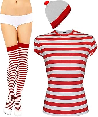 red and white striped t shirt dress