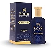 Fogg Scent Impressio Eau de Parfum for Men | Fresh Woody Aromatic Perfume | Daily Wear Fragrance with Green Apple & Bergamot | Long Lasting EDP | 3.38 oz (100 ml)