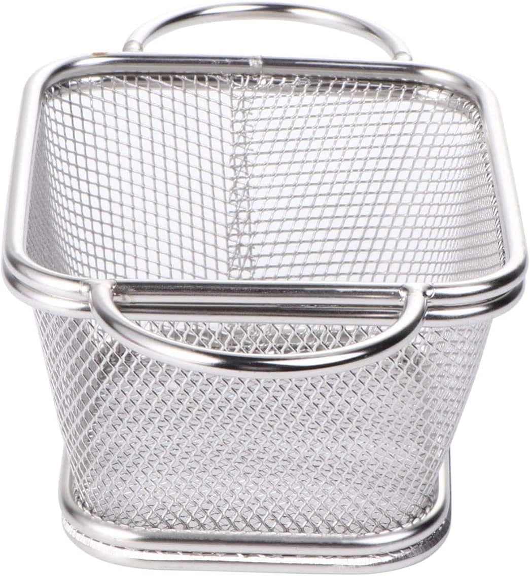 Deep Fryer Basket Stainless Steel Strainer Basket Colander Cooking