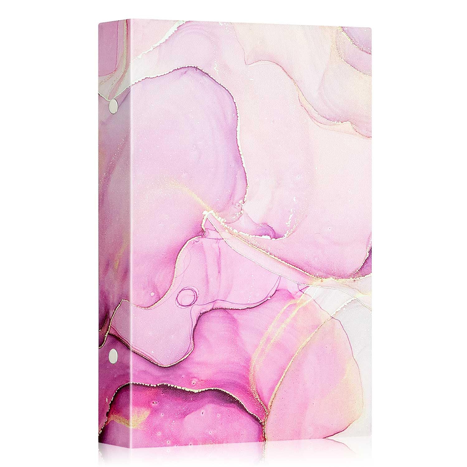 Lanpn Photo Album 6x4 300 Pockets, Leather Hardcover Album Book Holds 300 Horizontal Pictures Only Pink