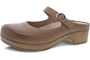 Dansko Bria Slip-On Mary Jane Mule Clogs for Women – Memory Foam and Arch Support for All -Day Comfort and Support – Lightweight EVA Outsole for Long-Lasting Wear