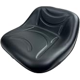 Riding Lawn Mower Garden Tractor Deluxe Seat for Variety of Brands (LMS2002) (Black)