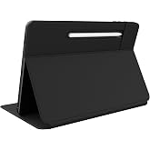 Speck Products Presidio Pro Folio Samsung Galaxy Tab S7+ Case, Black/Black (138614-1050)