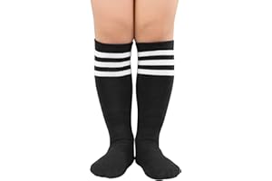Century Star Kids Child Soccer Socks Knee High Tube Socks Toddler Girls Uniform Socks Cotton Sport Stocking for Boys