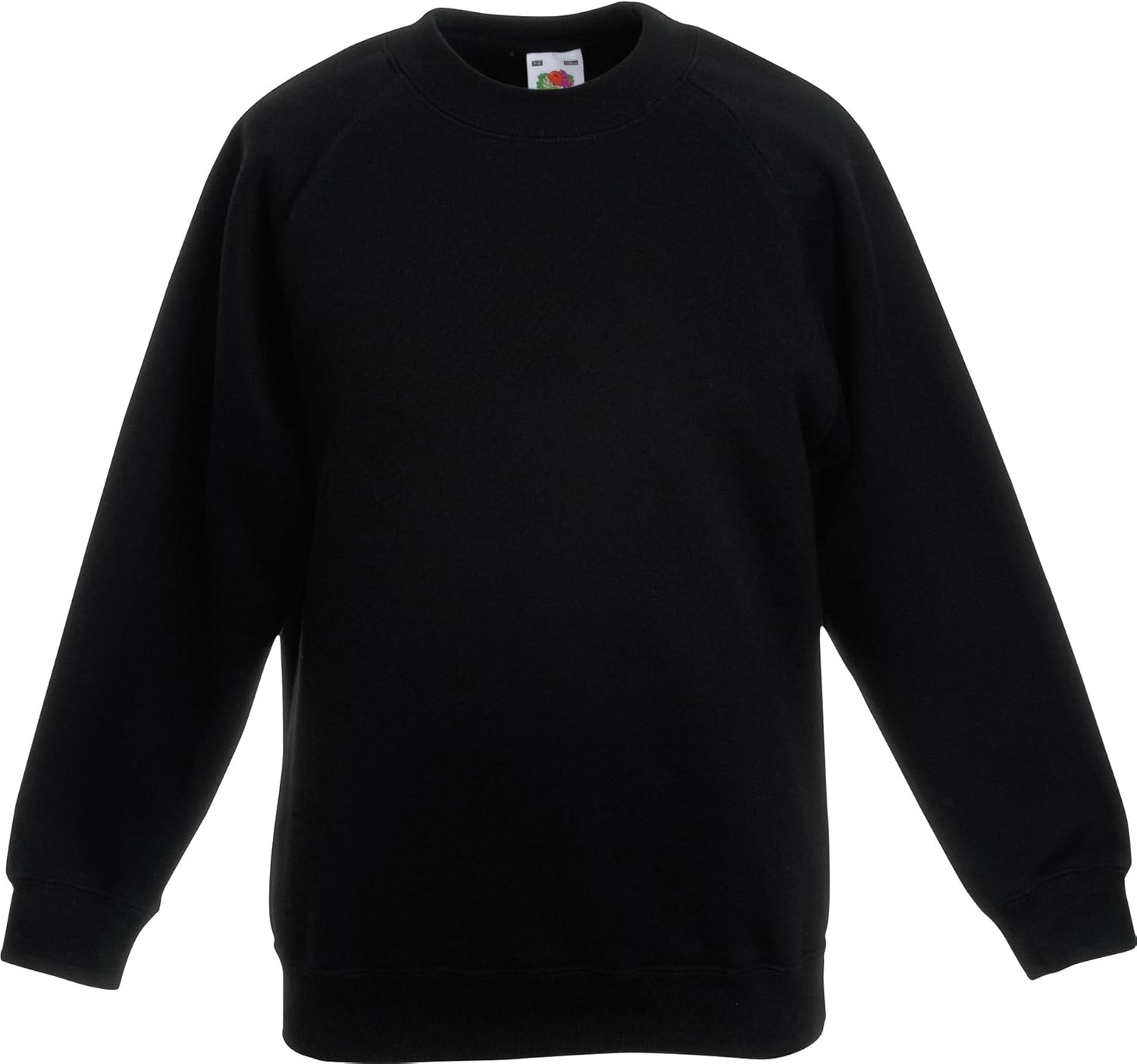 black raglan sweatshirt