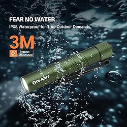 OLIGHT I3T 2 EOS Pocket EDC Flashlight, 200 Lumens