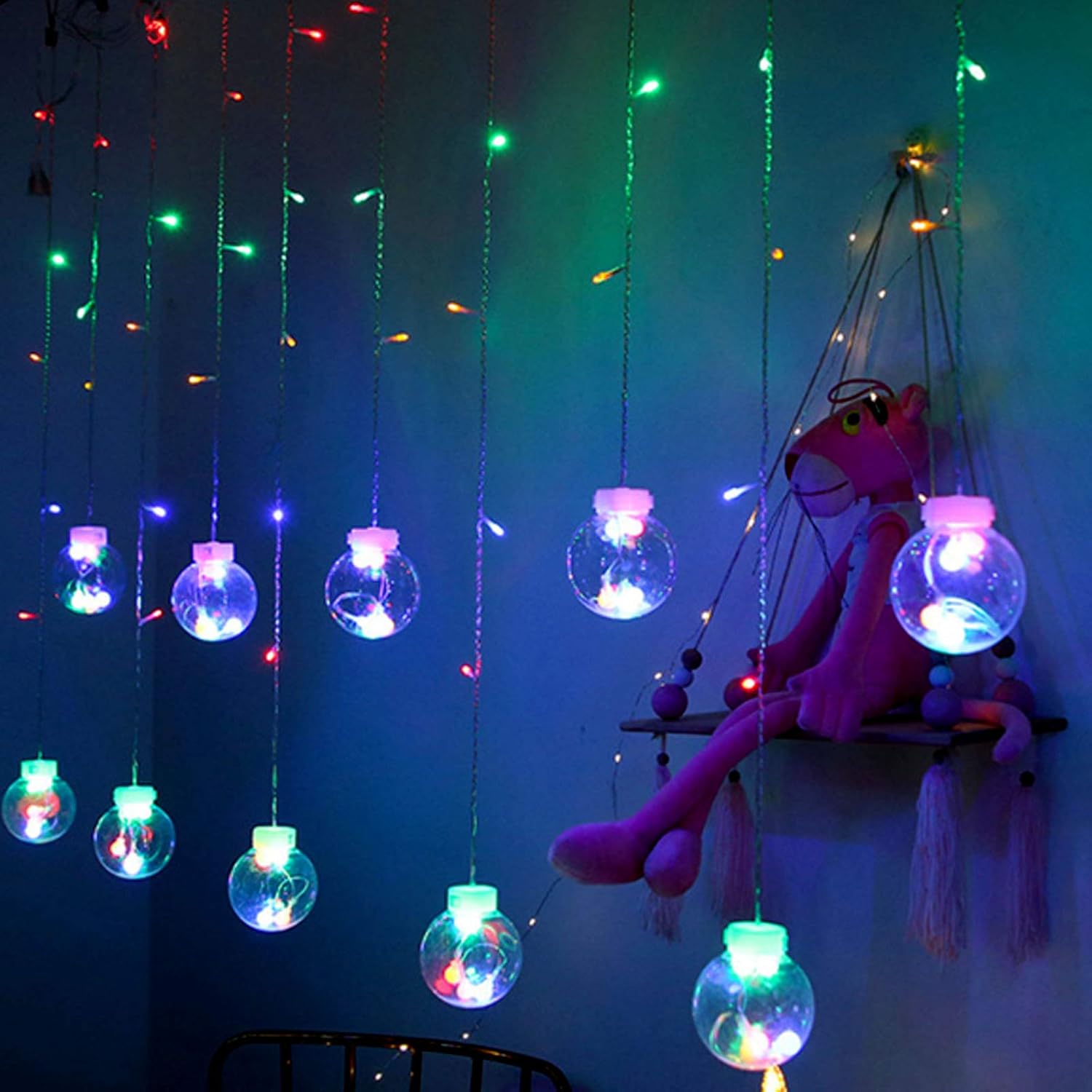 Cortina De Luces LED De 3,5 M, Luces De Hadas De Cobre Polaris, Luz De