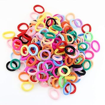 Amazon Com Yigoode 200pcs Girls Kids Hair Ties For Curly Hair No