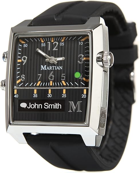 Martian Passport Smartwatches with Amazon Alexa – Analog + Voice (B00FI16820)