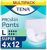 TENA Pants Super Large ConfioFit Disposable Trousers 4 x 12 (48) view 1