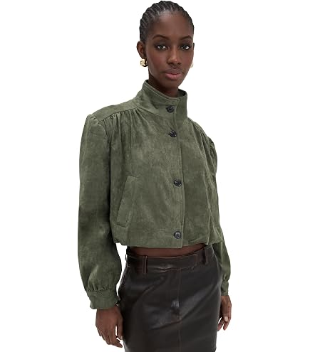 Amazon.com: Lioness Women's Moss Faux Fur Jacket, Chocolate, XS