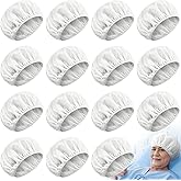 Hicarer 15 Pcs Waterless Shampoo Caps for Elderly Women Bedridden Patients Rinse Free Dry Hair Washing Microwaveable Shower Disposable Dementia Product Essentials for Post Surgery and Hospital Stays