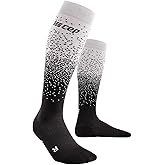 CEP Women's Winter Compression Snowfall Design Ski and Snowboard Socks