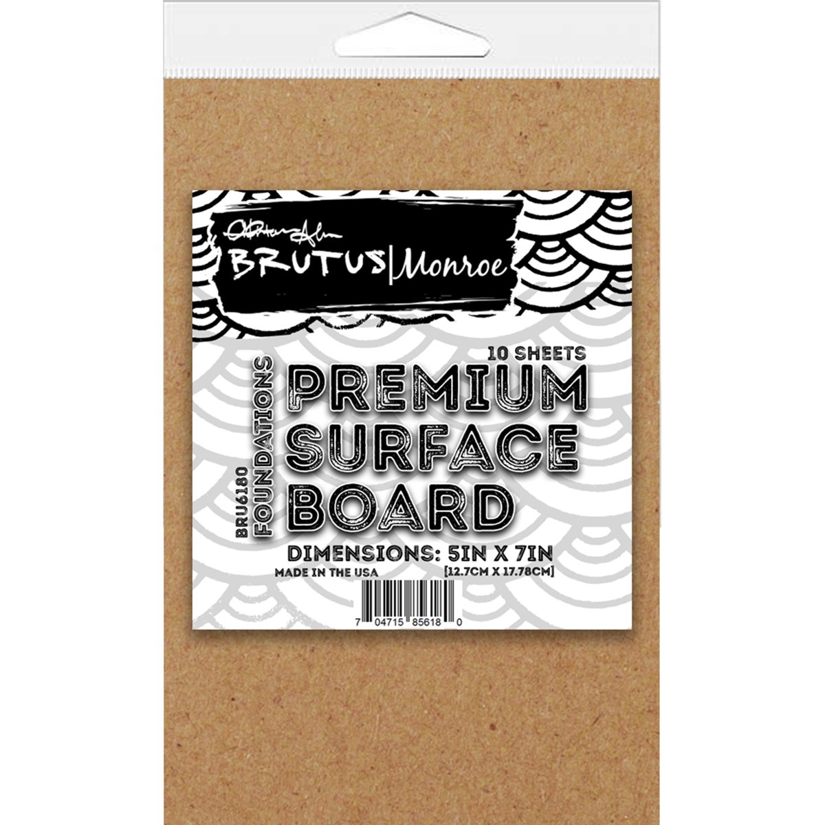 Brutus Monroe Premium Surface Board, Multi-Colour, 12.95 x 20.32 x 0.76 cm