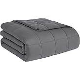 CuteKing Weighted Blanket King Size for Adults (20lbs, 80"x87", Grey) Heavy Blanket for 180-190lbs, Weighted Blanket with Premium Glass Beads, Soft Thick Blanket for Adult All-Season