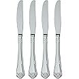 Oneida True Rose Everyday Flatware Dinner Knives, Set of 4