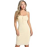 GUESS Women's Sleeveless Pointelle Reina Dress
