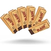 RAW Rolling Papers Original Roll-Up Tips 6 Pack - 50 Tips per Pack = 300 Tips