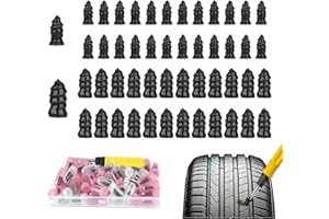 100PCS Tire Repair Kit: Rubber Screw Tire Plugs for Vacuum Puncture — Self-Service Quick Repair Nails for Car, Motorcycle, Tr