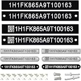 3-6 Days Expedited Delivery &ndash; Overed Custom Engraved Aluminum ID Plates, Personalized Number Plate, stainless steel ID Tag, Serial Number, Industrial Data Equipment Label, Nameplate Identification