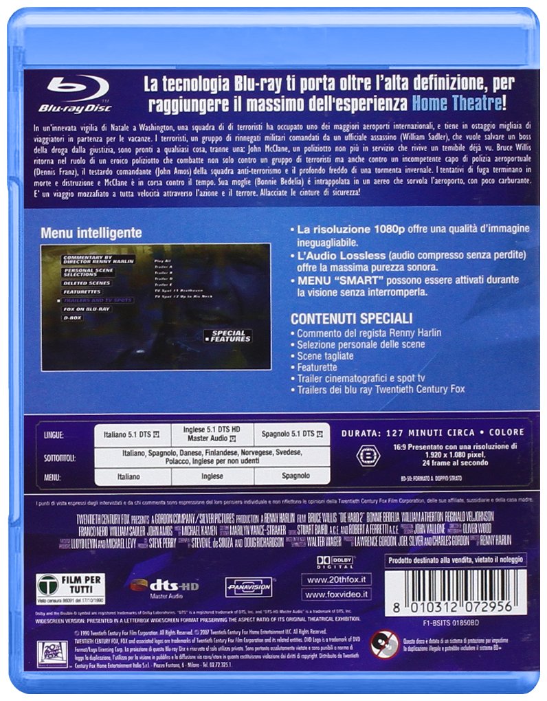 Amazoncom Die Hard Collection 3 Blu Ray Import Bruce