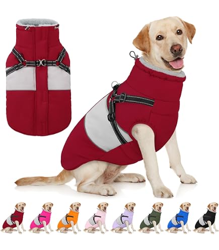AOFITEE Dog Coat for Large Dogs