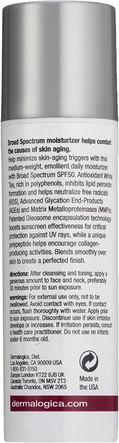 Dermalogica Dynamic Skin Recovery SPF50 Moisturiser, Hydrates & Combats Skin Ageing, Rich In Antioxidant & White Tea - Image 5