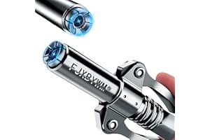 FJXBYWM Grease Gun Coupler Grease Gun Tips,Quick Lock Double Handles Grease Gun Tip with 6 Thickened Claws,Rated 12,000PSI,Compatible with All Grease Guns,Suitable for Automobiles Ships Farm Machinery Etc.