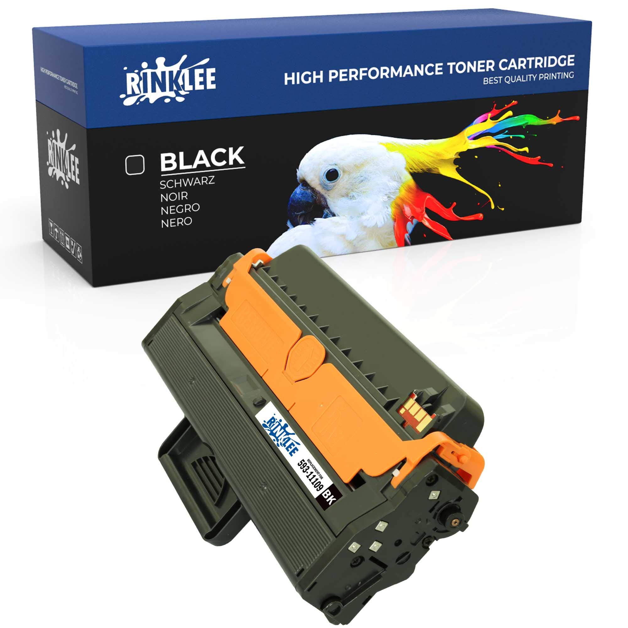 RINKLEE 593-11109 Toner Cartridge Compatible with Dell B1260dn B1265dfw B1265dnf | High Yield 2500 Pages | Black