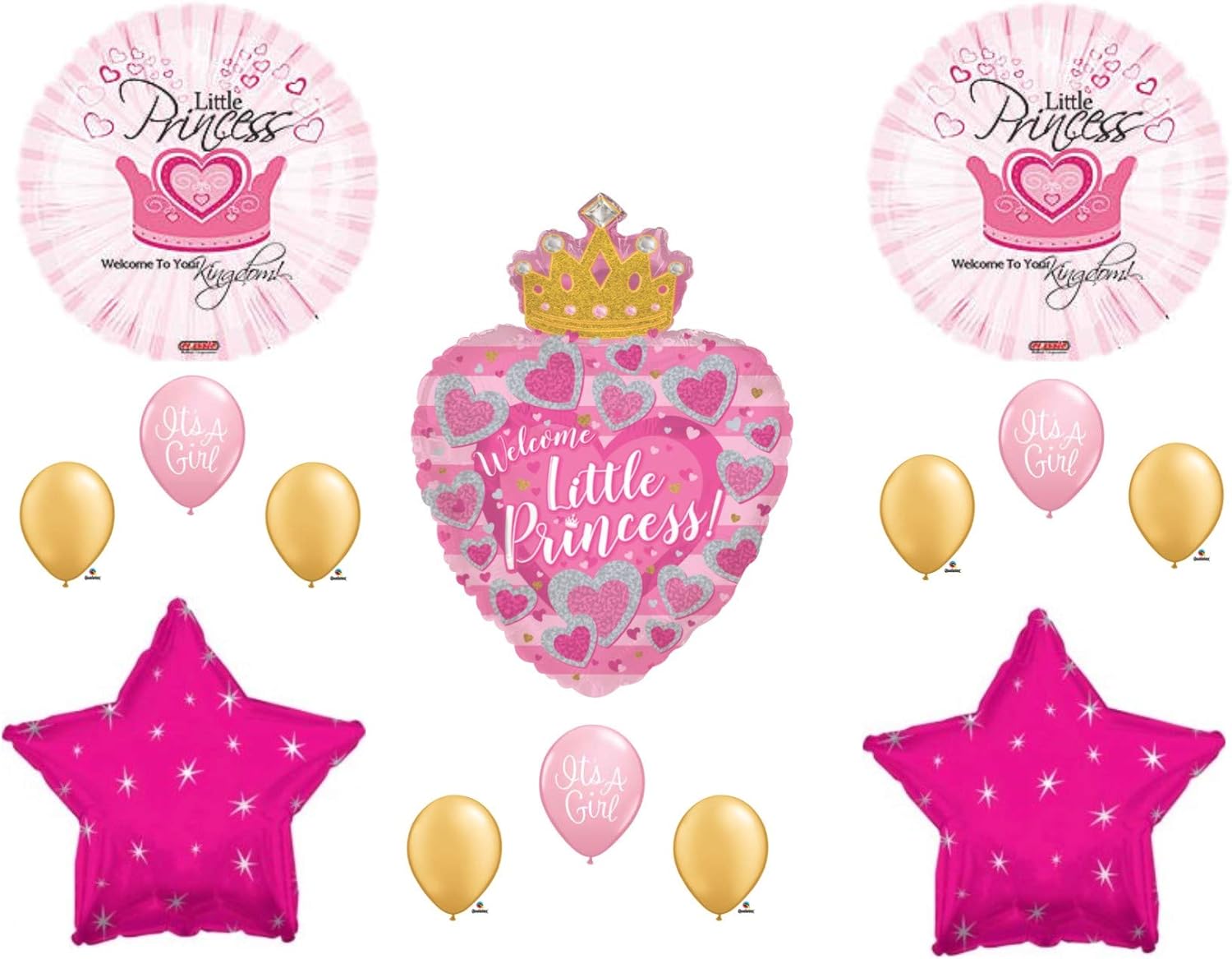 princess baby shower balloons