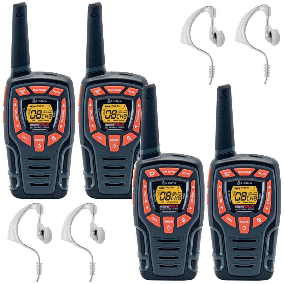 10Km Cobra AM845 Two Way PMR 446 Walkie Talkie Licence: Amazon.co.uk:  Electronics