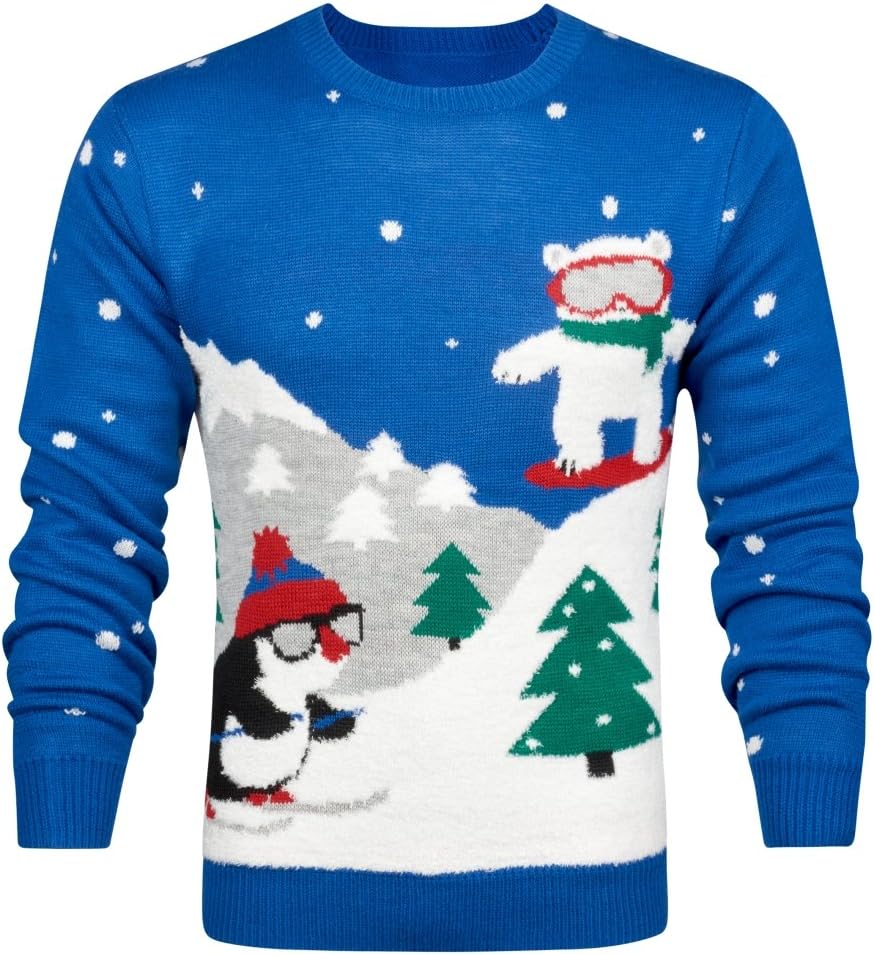 Nutmeg Mens Scenic Jumper, Extra Large