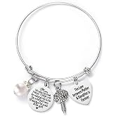 LParkin Mother of The Bride Gifts Bracelets Wedding Gift for Mom from Daughter Bracelet The Love Between Mother and Daughter is Forever Wedding Bangle