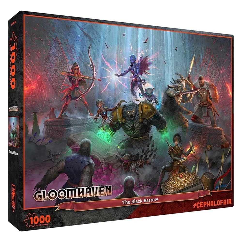 Cephalofair Games Gloomhaven The Black Barrow 1000 Piece Jigsaw Puzzle