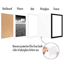 Americanflat 11x17 Picture Frame Set of 5 in Black
