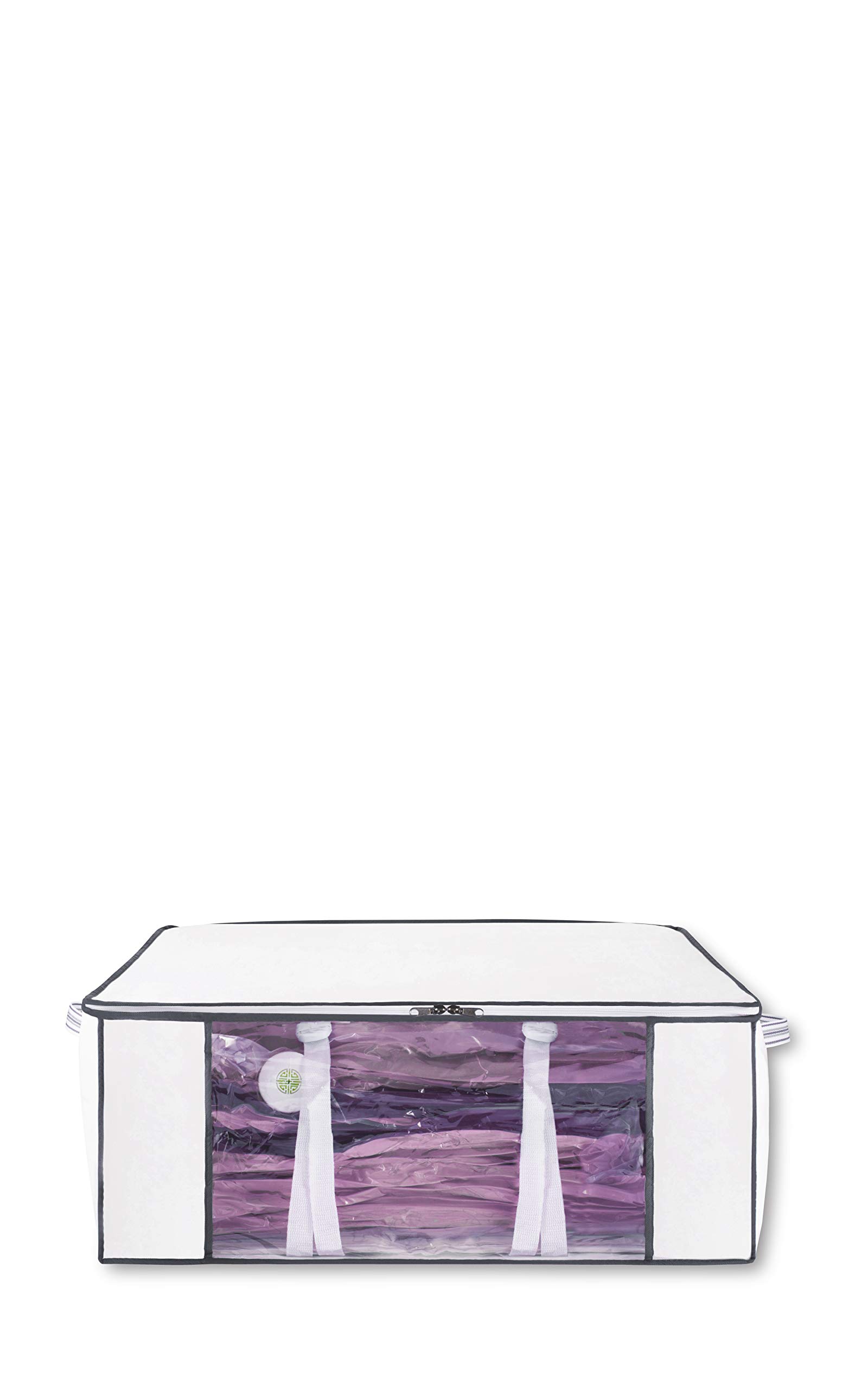 Packmate Storeasy - 1 Jumbo (65 x 50 x 27cm) Stackable High Capacity Vacuum Storage Tote Ð Premium Quality, Extra Strong, Reusable Spacesaver Tote