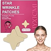 IyxicmI Anti Wrinkle Patches, Facial Wrinkle Patches, Face Tape for Wrinkles Overnight, Pre-Cut Forehead Wrinkle Patches, Facial Smoothing Patches for Face, Frown 11's, Eye, Smile Lines 60 PCS